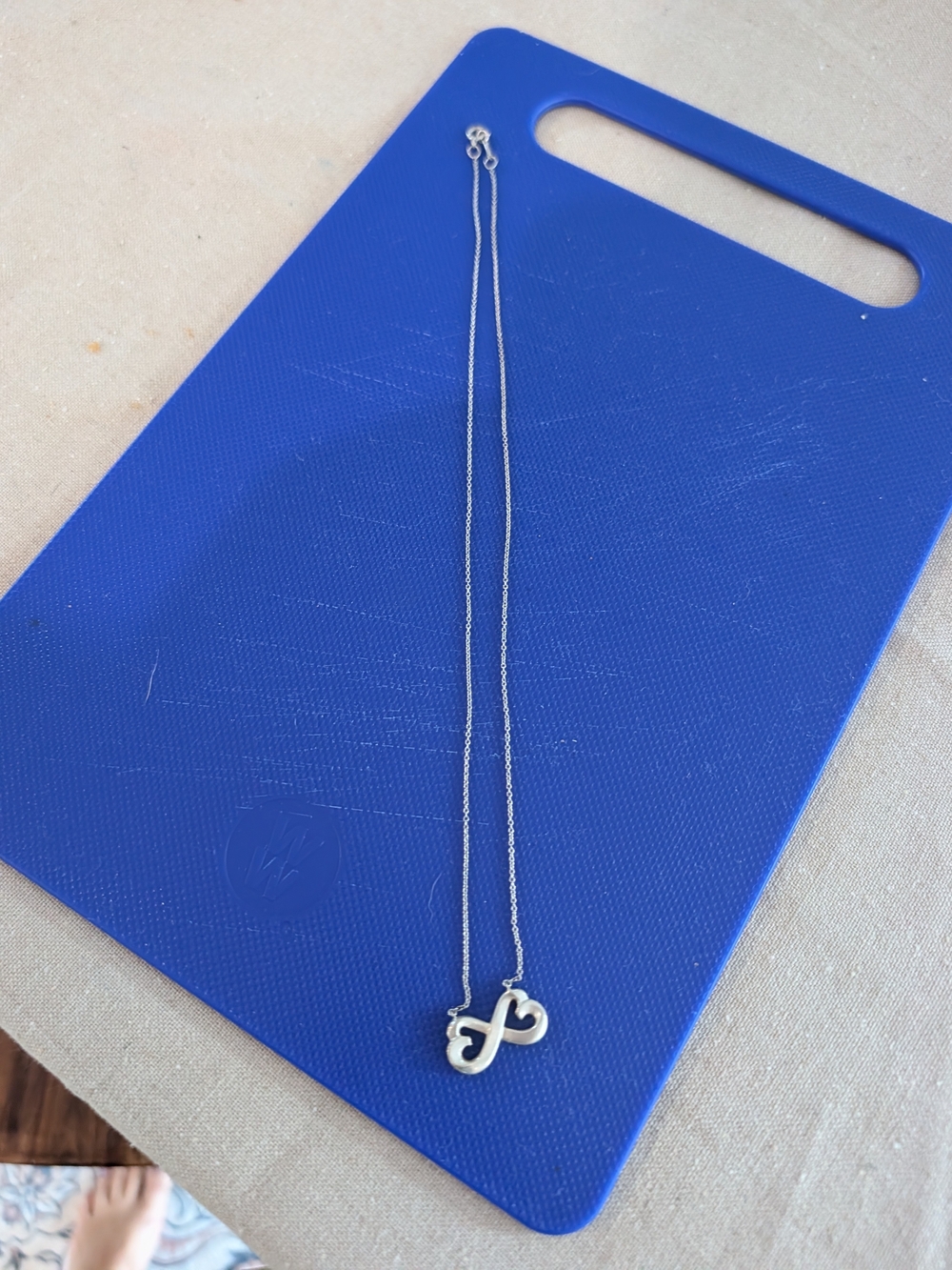 Tiffany's silver Infinity Heart Pendant Necklace - Women's Jewelry
